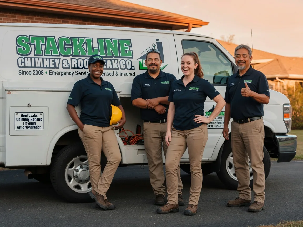 Chimney flashing repair company in Sherman, IL